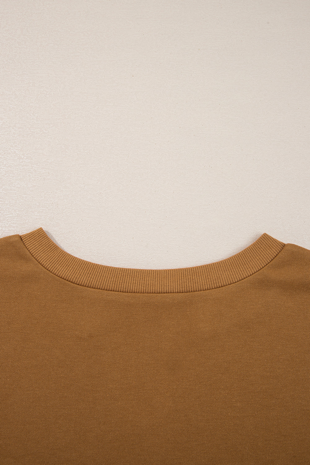 mix texture patchwork sweatshirt