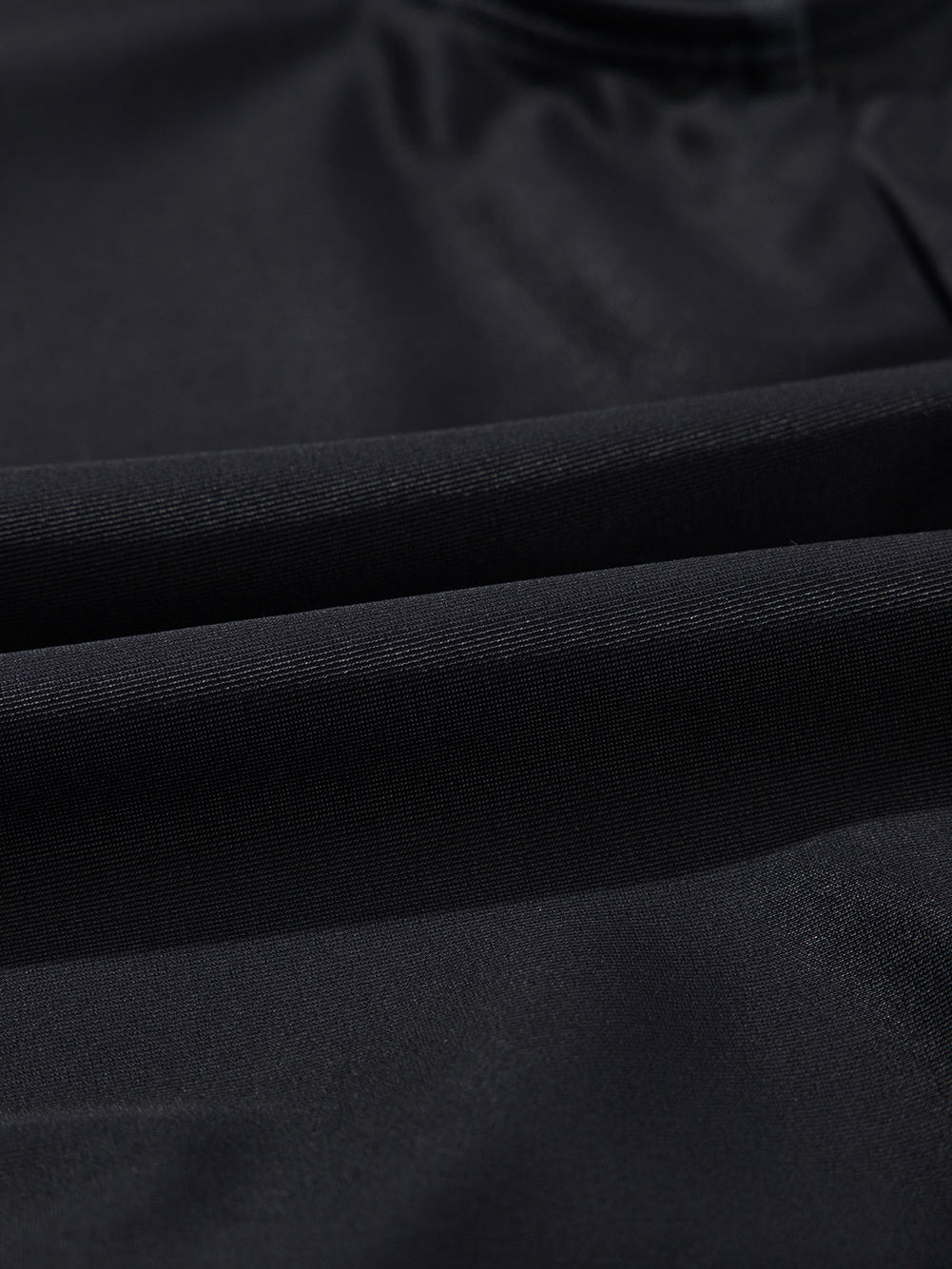 Elegant Black Floral Crisscross Back One-Piece Swimsuit