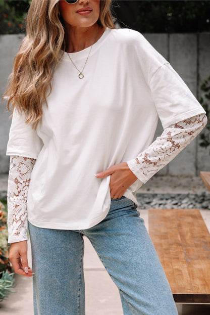 lace long sleeve top