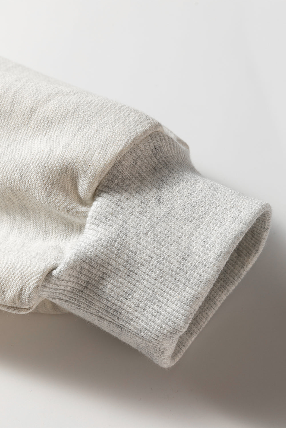 light grey sweatshirt