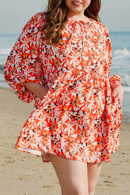 womens plus size floral dresses