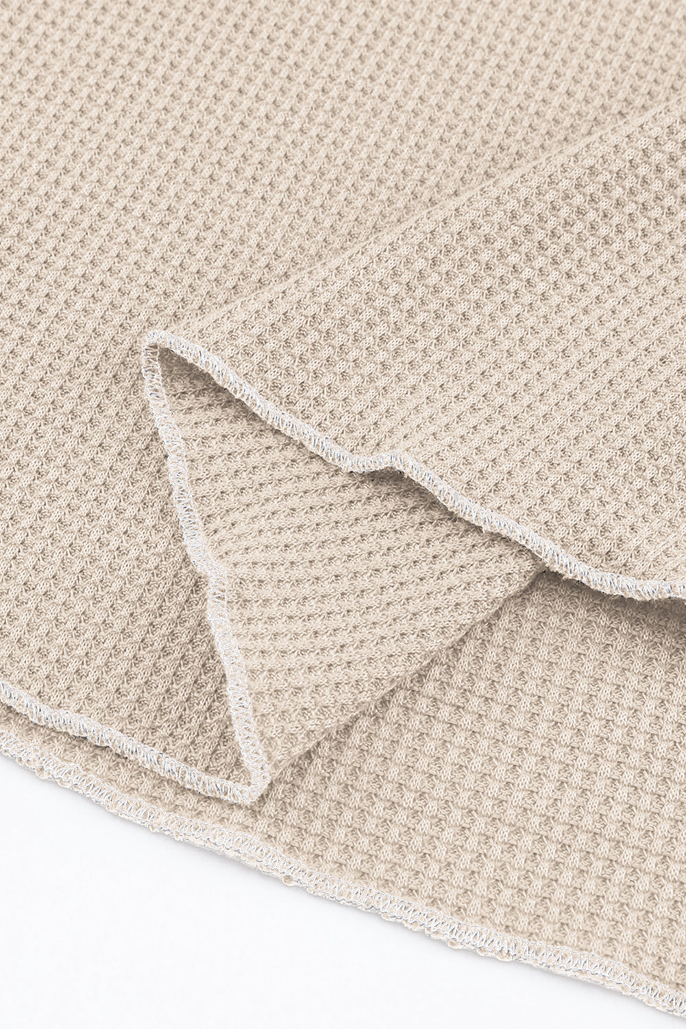 textured knit long sleeve top