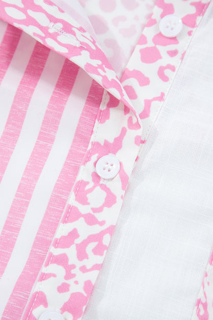 leopard striped shirt