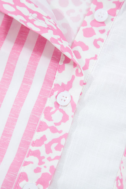 leopard striped shirt