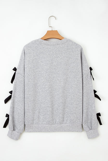 ribbon bow sweatshirt