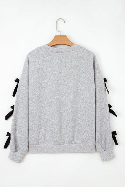 ribbon bow sweatshirt
