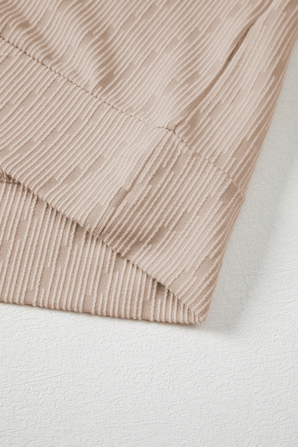 textured long sleeve top