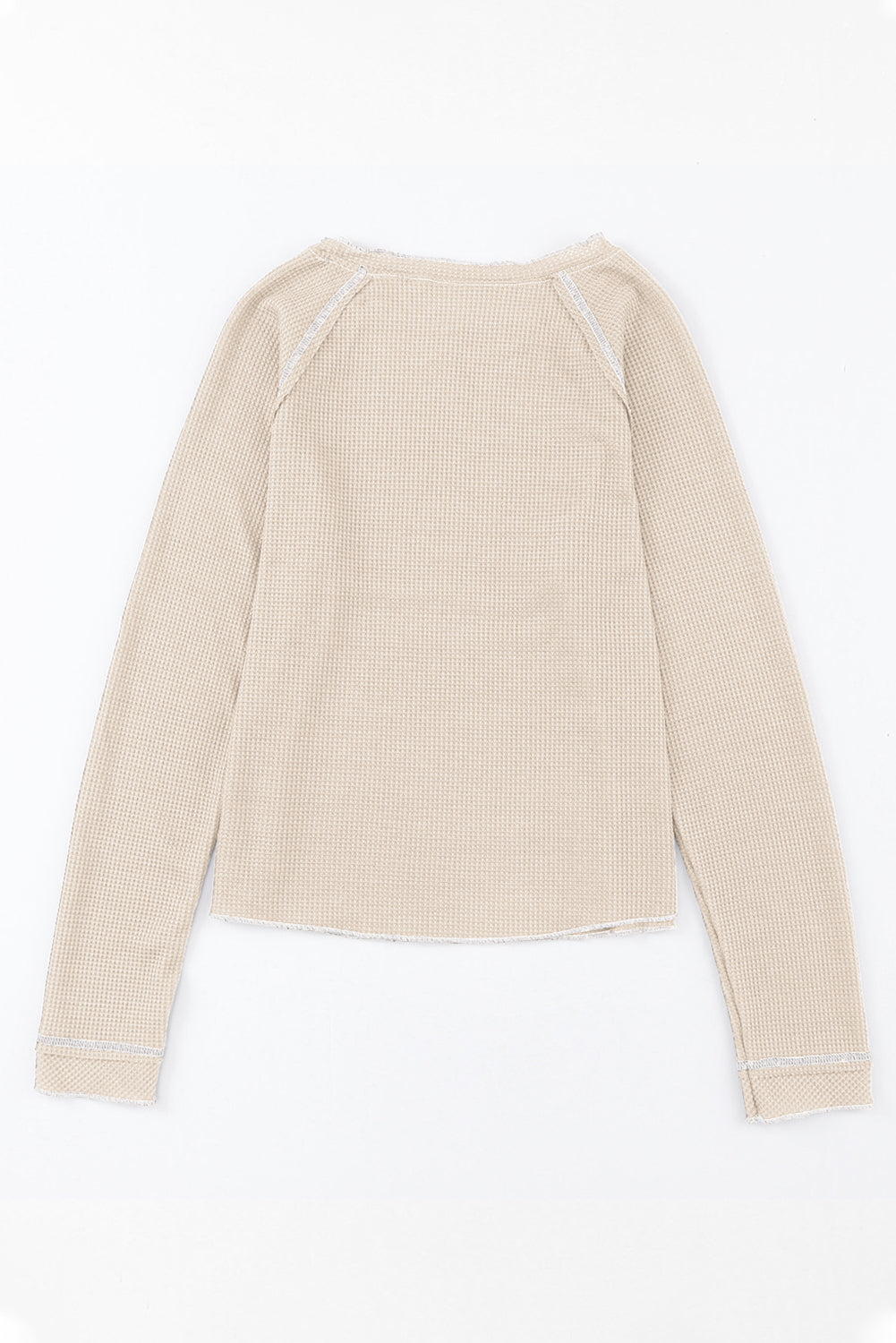 textured knit long sleeve top