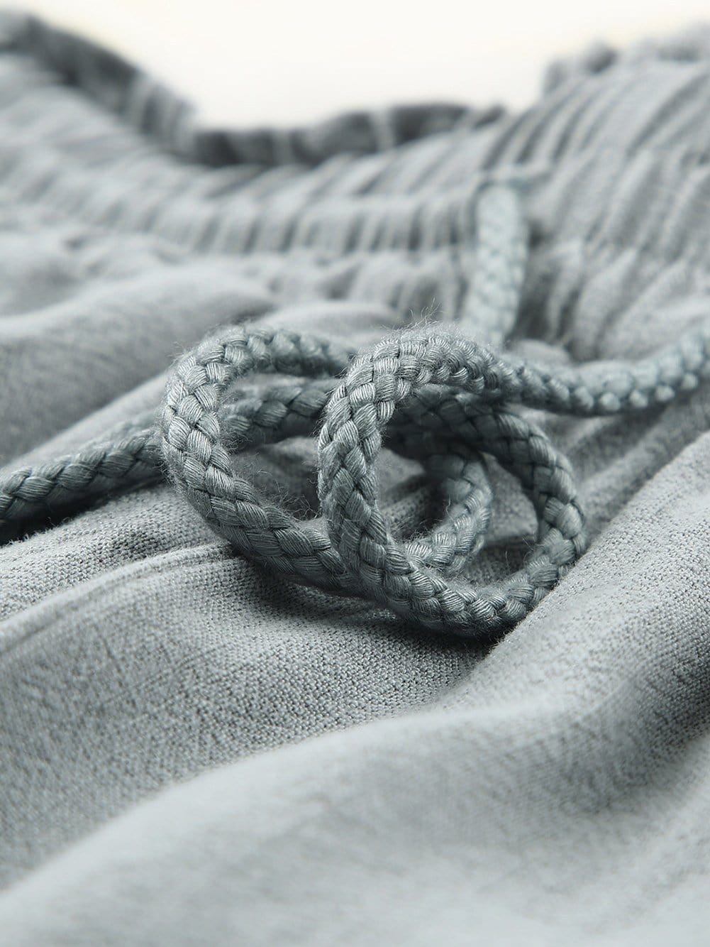 Beachy Gray Frayed Hem Pocketed Shorts