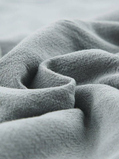 Beachy Gray Frayed Hem Pocketed Shorts