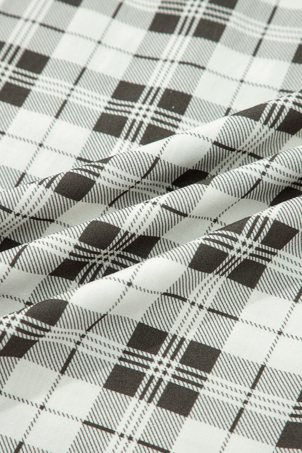 plaid wide leg pants