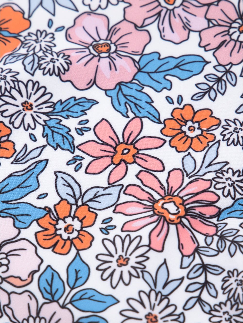 Elegant Pink Floral Drawstring Ruched Beach Swim Dress