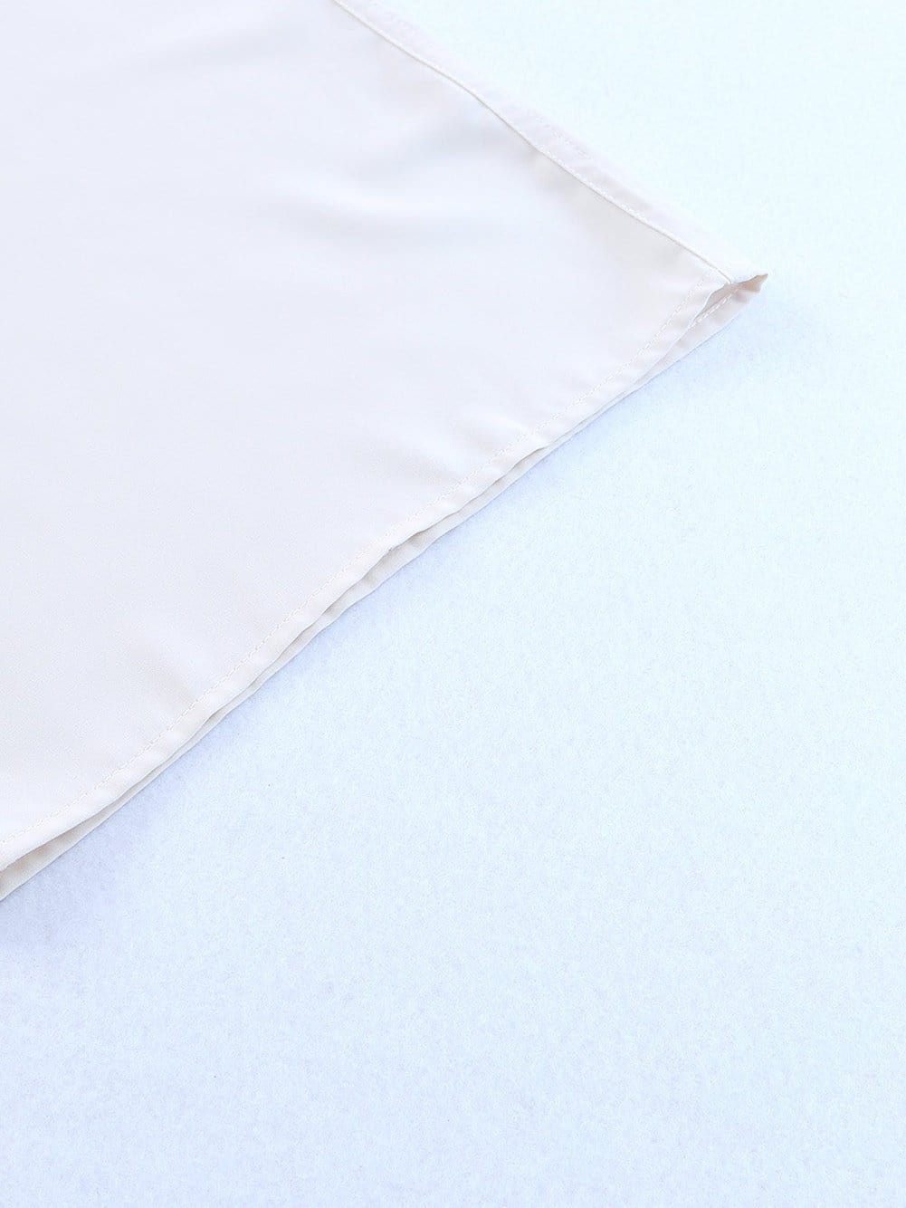 Beige High Waist Smocked Wide Leg Trousers