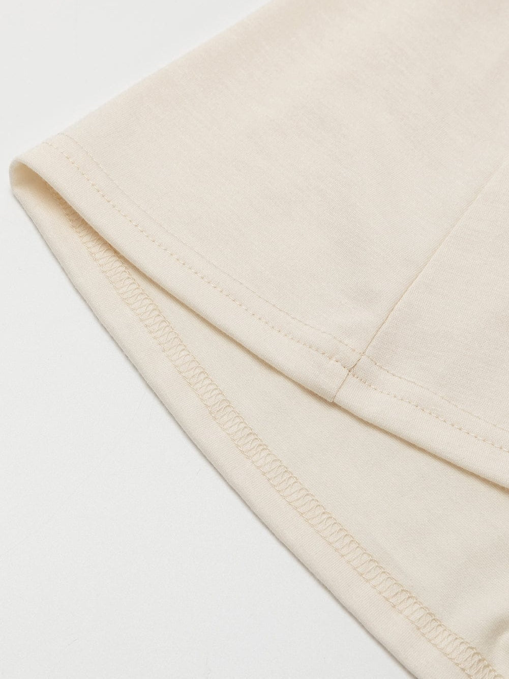 Beige Puff Sleeve Tiered A-line Shift Dress with Embellishments