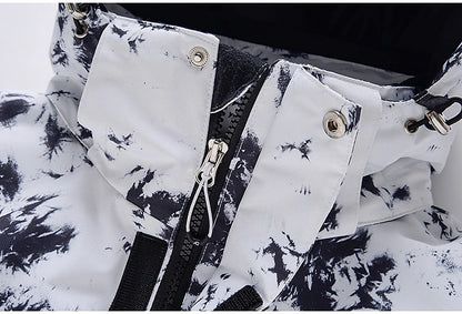 Men's Women's Hoodie Jacket Ski Jacket Outdoor Winter Thermal Warm Waterproof Windproof Breathable Detachable Hood Windbreaker Winter Jacket for Skiing Camping / Hiking Snowboarding Ski