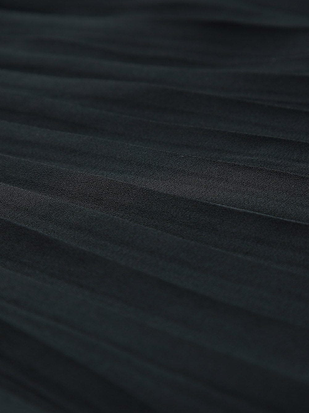 Black Flowy Pleated Shorts with Drawstring Waist