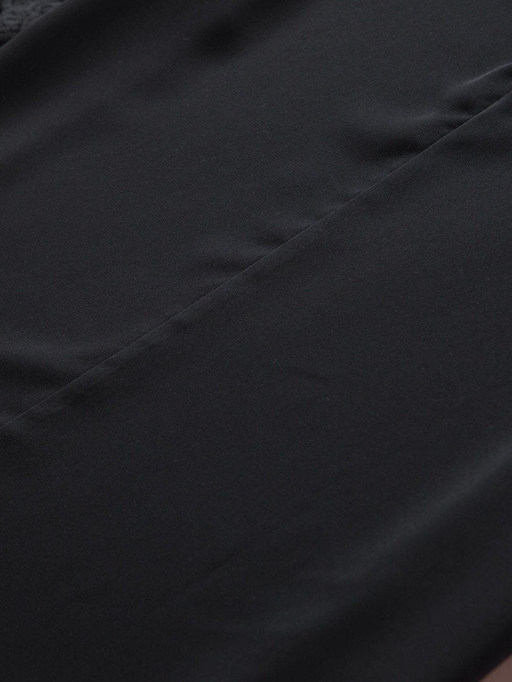 Black Lace Sleeve Floral Patchwork Sheer Mesh Top