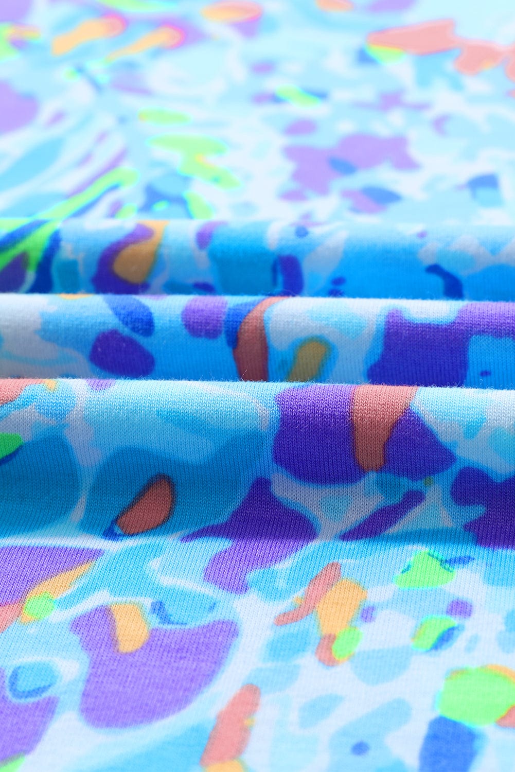 Blue Blossom Relaxed Fit Floral Top