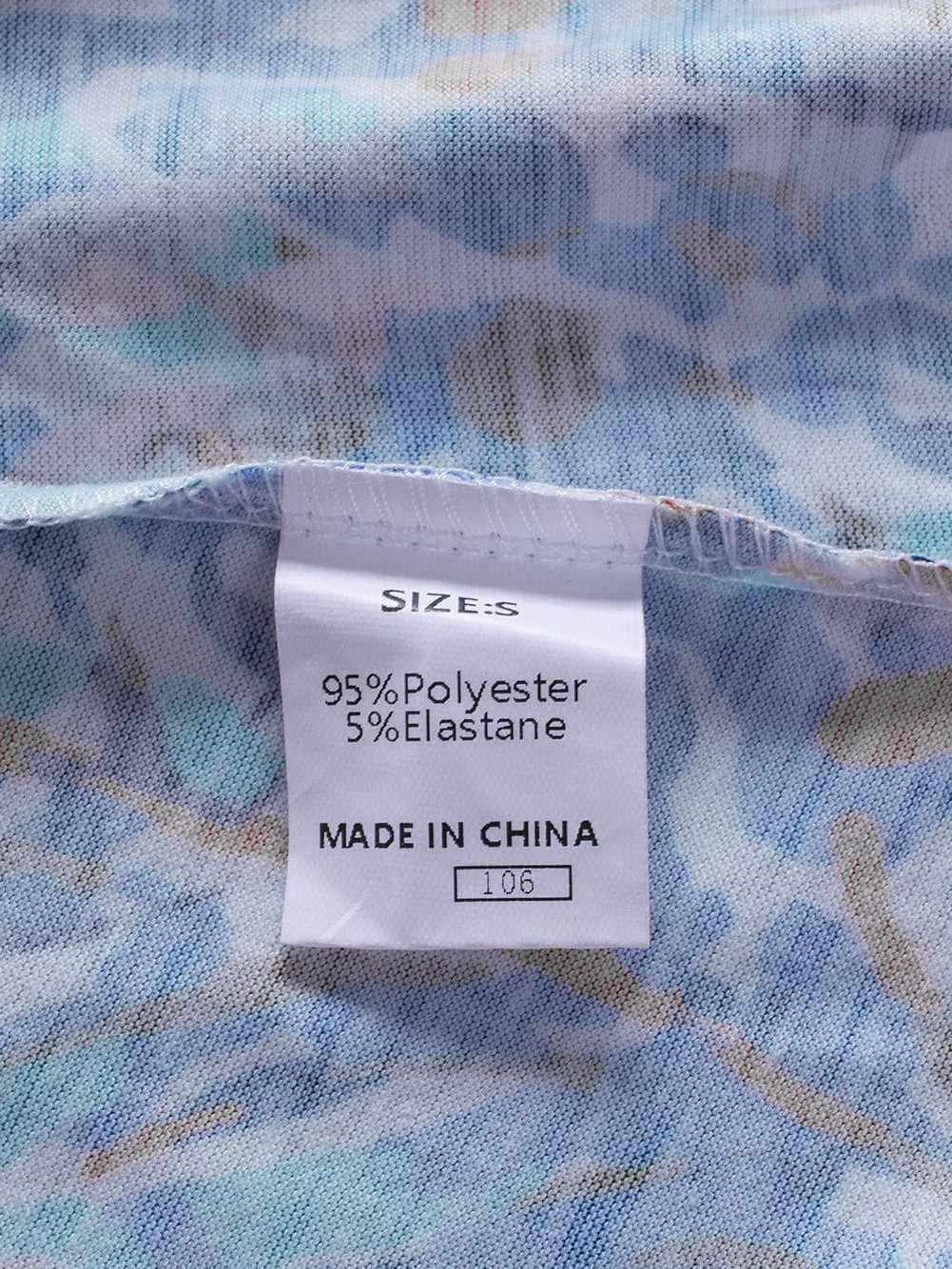 Blue Blossom Ruffle Sleeve Tank Top