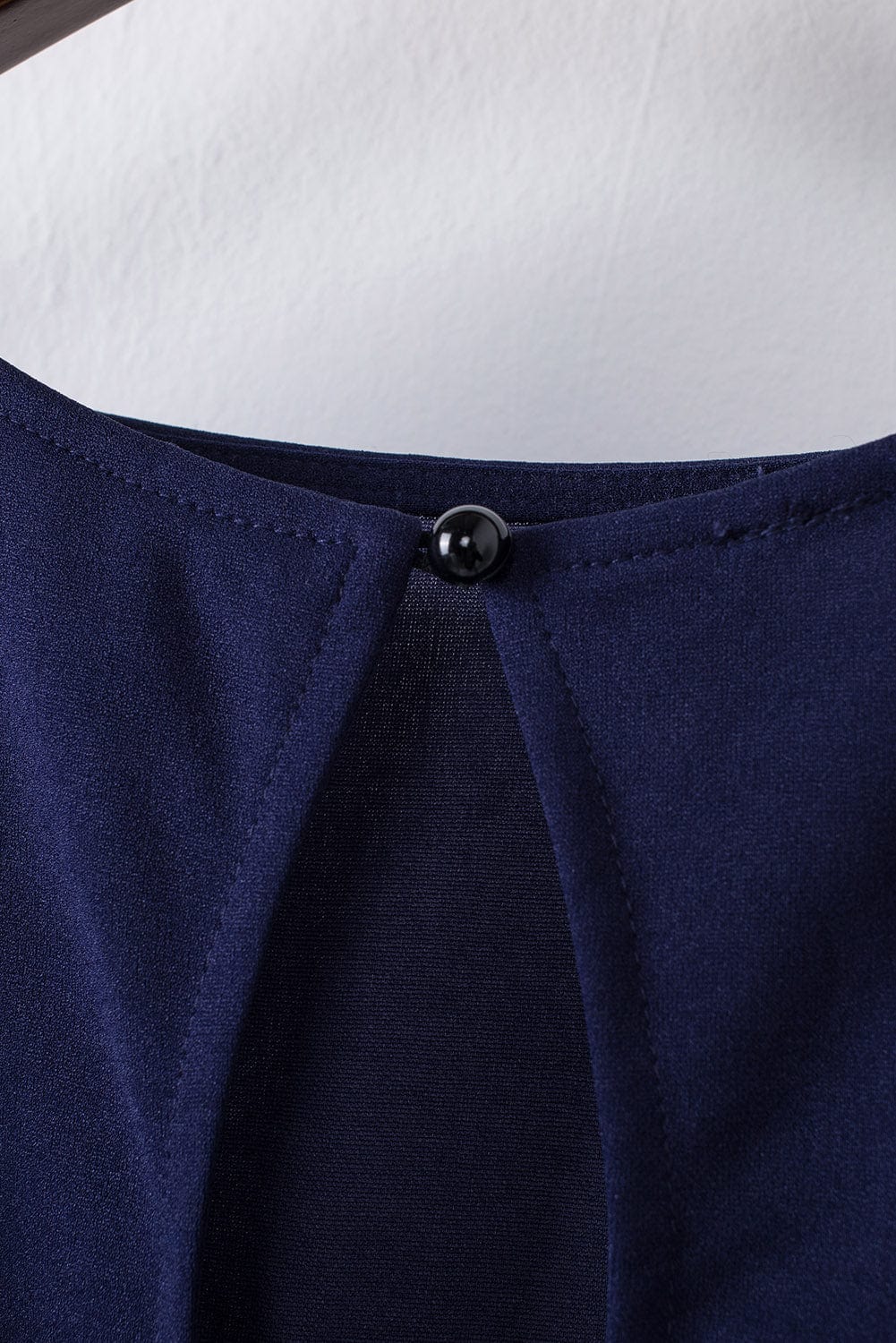 Solid Five-Point Sleeve Belted Wide-Leg Jumpsuit