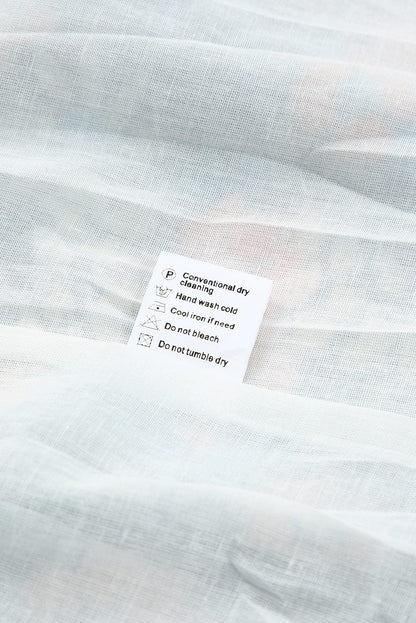 Blue Floral Ruffle Mini Dress with Square Neck