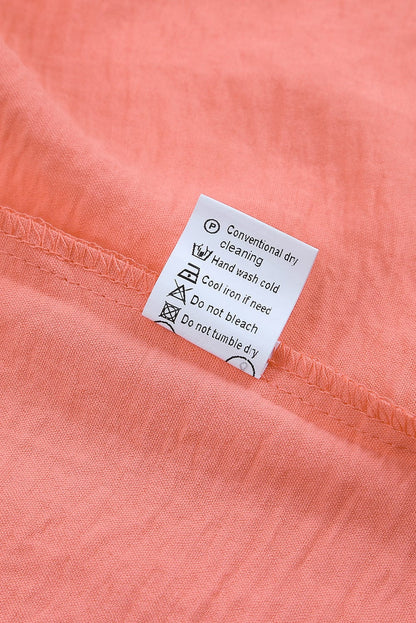 Blushing Smocked Sleeve Top