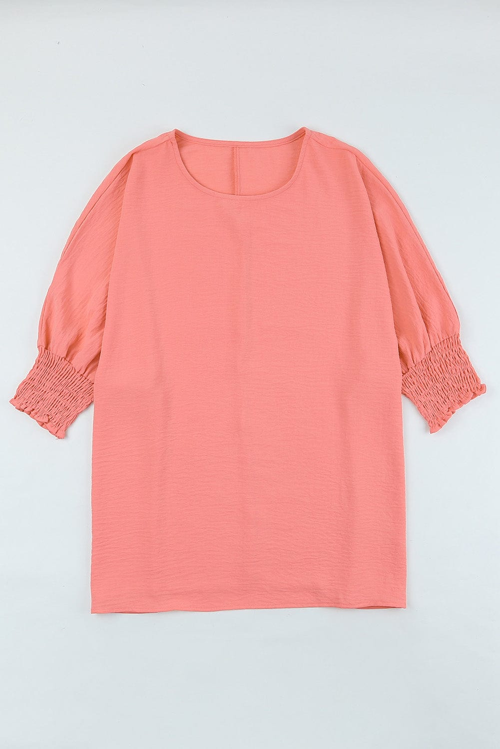 Blushing Smocked Sleeve Top