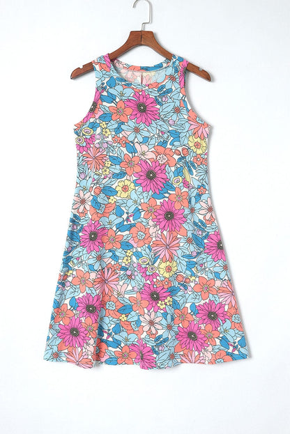 Bohemian Charm Floral Shift Dress