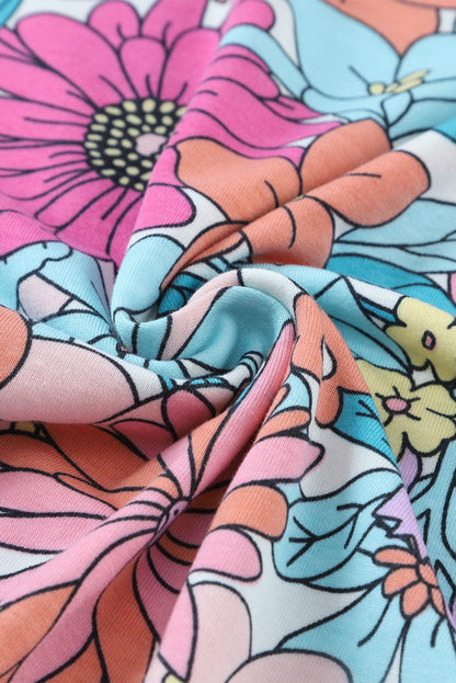 Bohemian Charm Floral Shift Dress