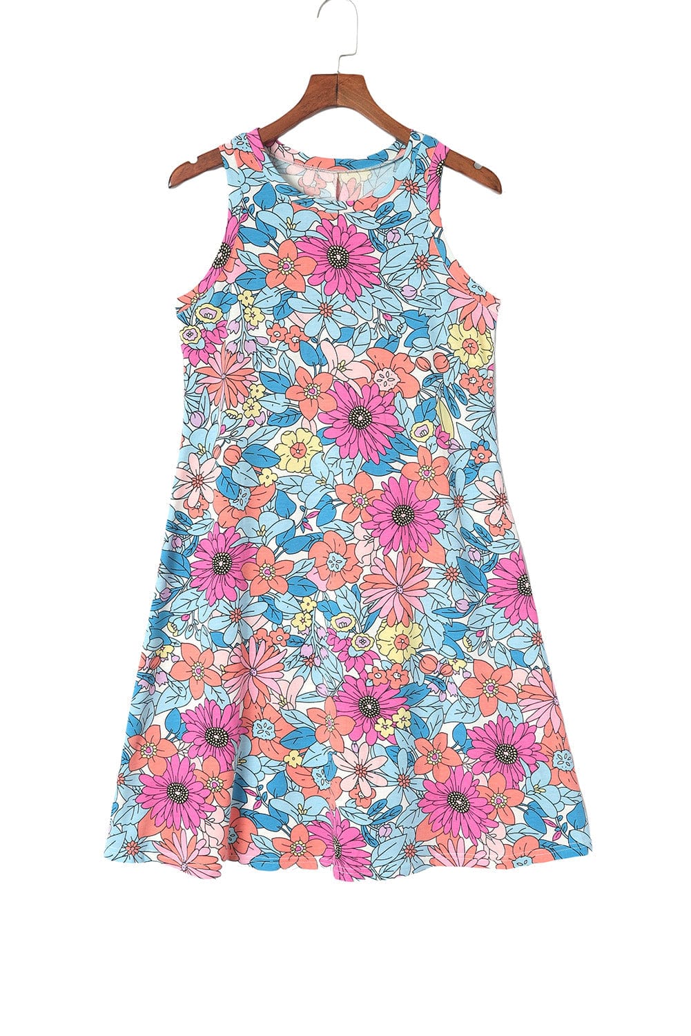 Bohemian Charm Floral Shift Dress