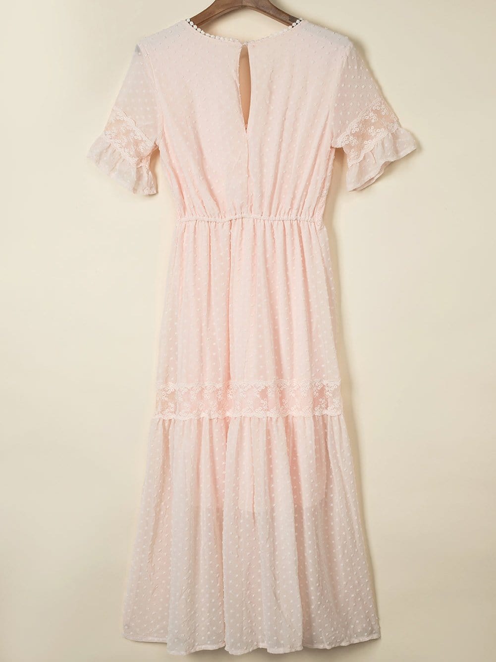 Bohemian Lace Insert Maxi Dress