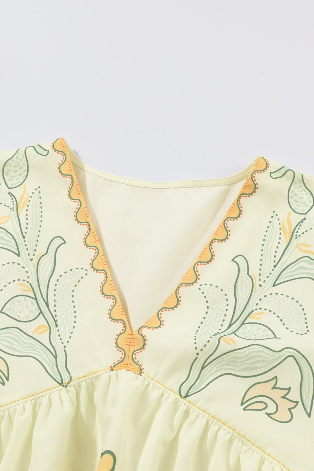 Bohemian Vibe Multicolour Kimono Dress with Floral Print