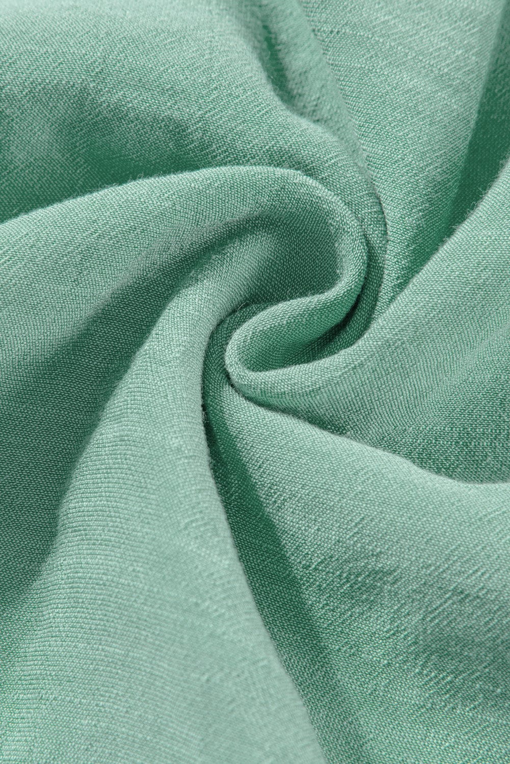 Boho Chic Crochet Detail Halter Tank Top in Mist Green