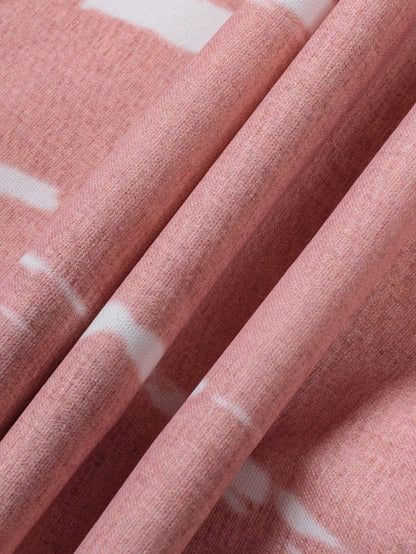 Boho Chic Pink Tie Dye Drawstring Summer Shorts