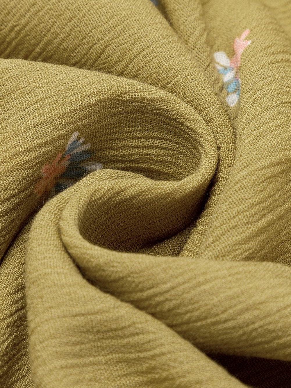 Boho Yellow Floral Ruffle Midi Dress