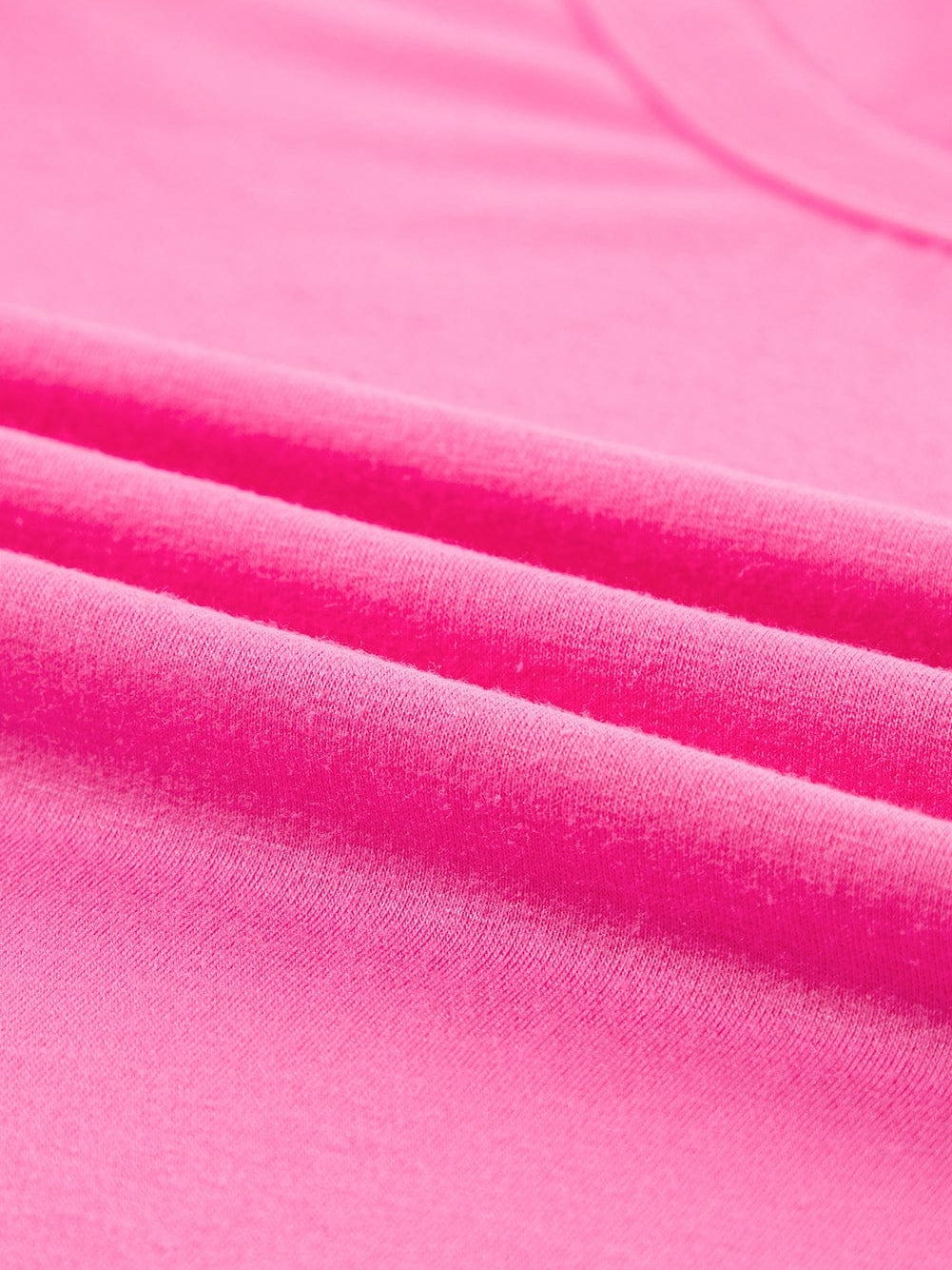 Bonbon Abstract Print Ruffle Sleeve V-Neck T-shirt