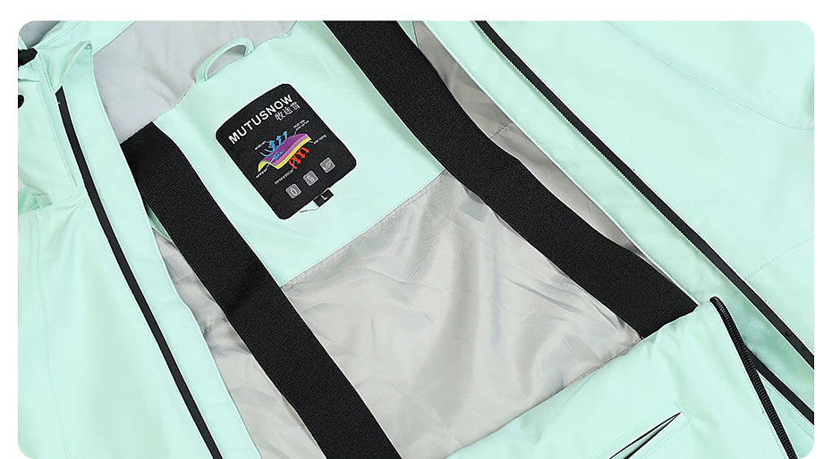 Men's Women's Ski Suit Outdoor Winter Thermal Warm Waterproof Windproof Breathable Snow Suit for Skiing Snowboarding Winter Sports