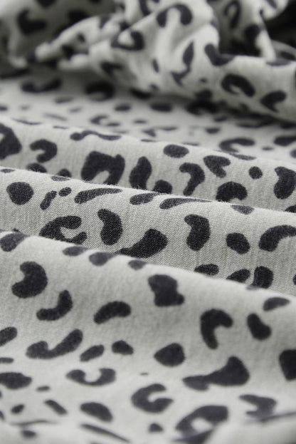 Breezy Khaki Leopard Print Joggers