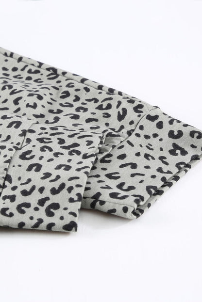 Breezy Khaki Leopard Print Joggers