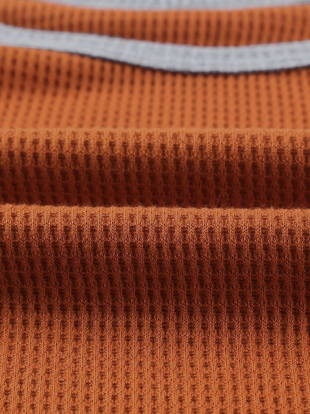 Brown Waffle Knit Leopard Patchwork Mini Dress with Ruffle Details