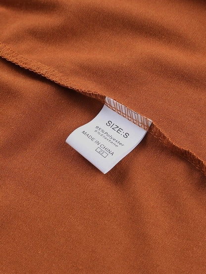 Brown Waffle Knit Leopard Patchwork Mini Dress with Ruffle Details