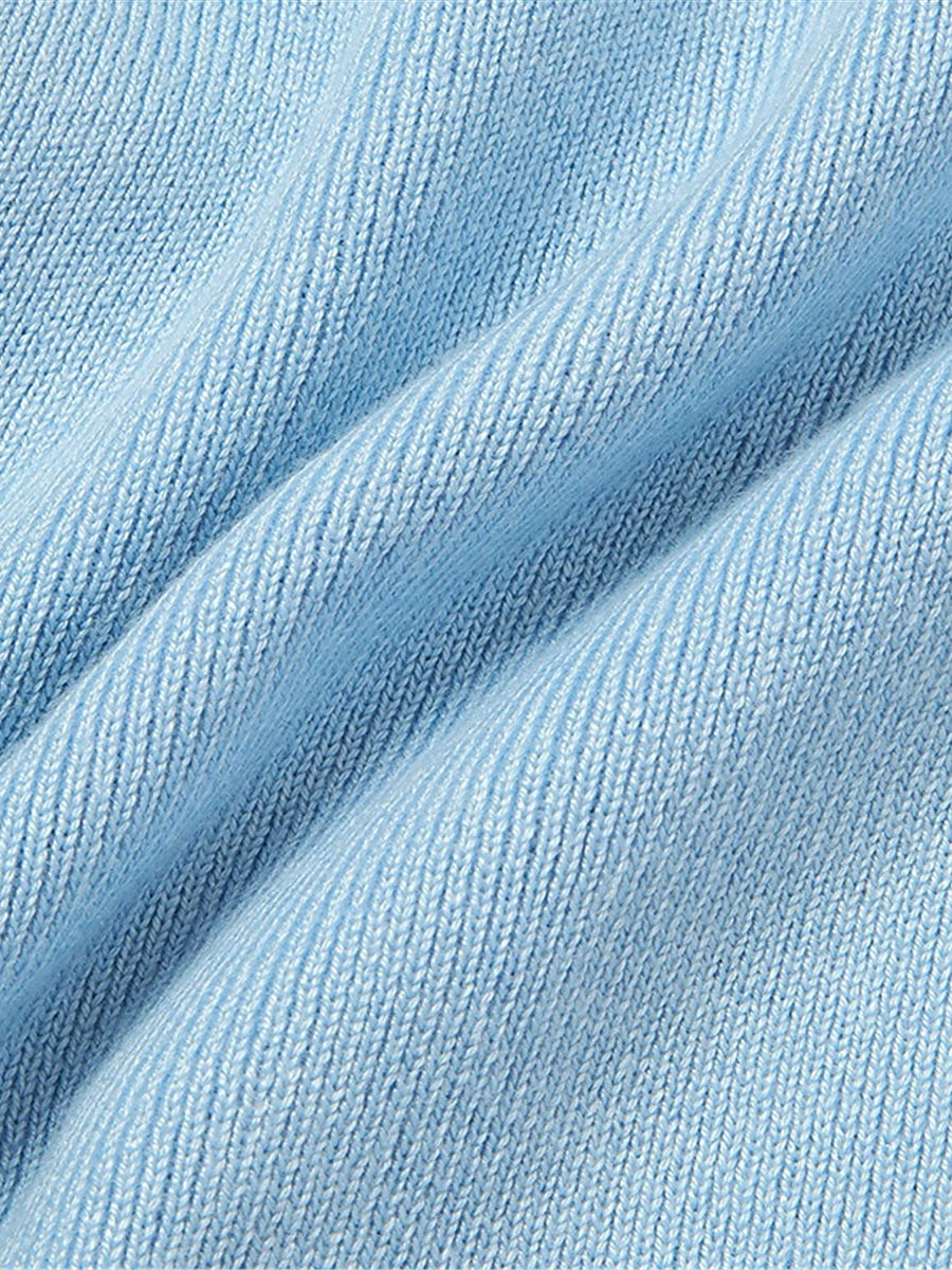 Women's Cardigan Sweater Crew Neck Ribbed Knit Acrylic Button Fall Winter Short Daily Going out Weekend Stylish Casual Soft Long Sleeve Solid Color Black Yellow Pink S M L