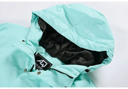Men's Women's Hoodie Jacket Ski Jacket Outdoor Winter Thermal Warm Waterproof Windproof Breathable Hooded Windbreaker Top for Skiing Camping / Hiking Snowboarding Ski
