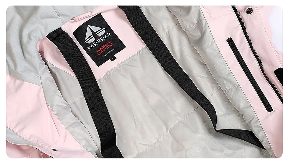 Men's Women's Ski Suit Snowsuit Outdoor Winter Thermal Warm Reflective Waterproof Windproof Snow Suit Clothing Suit for Skiing Snowboarding Winter Sports