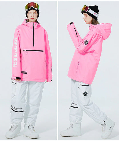 Men's Women's Hoodie Jacket Ski Jacket Outdoor Winter Thermal Warm Waterproof Windproof Breathable Hooded Windbreaker Top for Skiing Camping / Hiking Snowboarding Ski