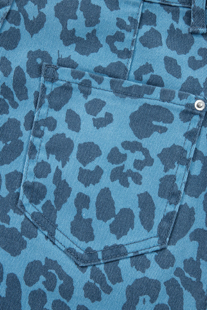 leopard print jeans womens