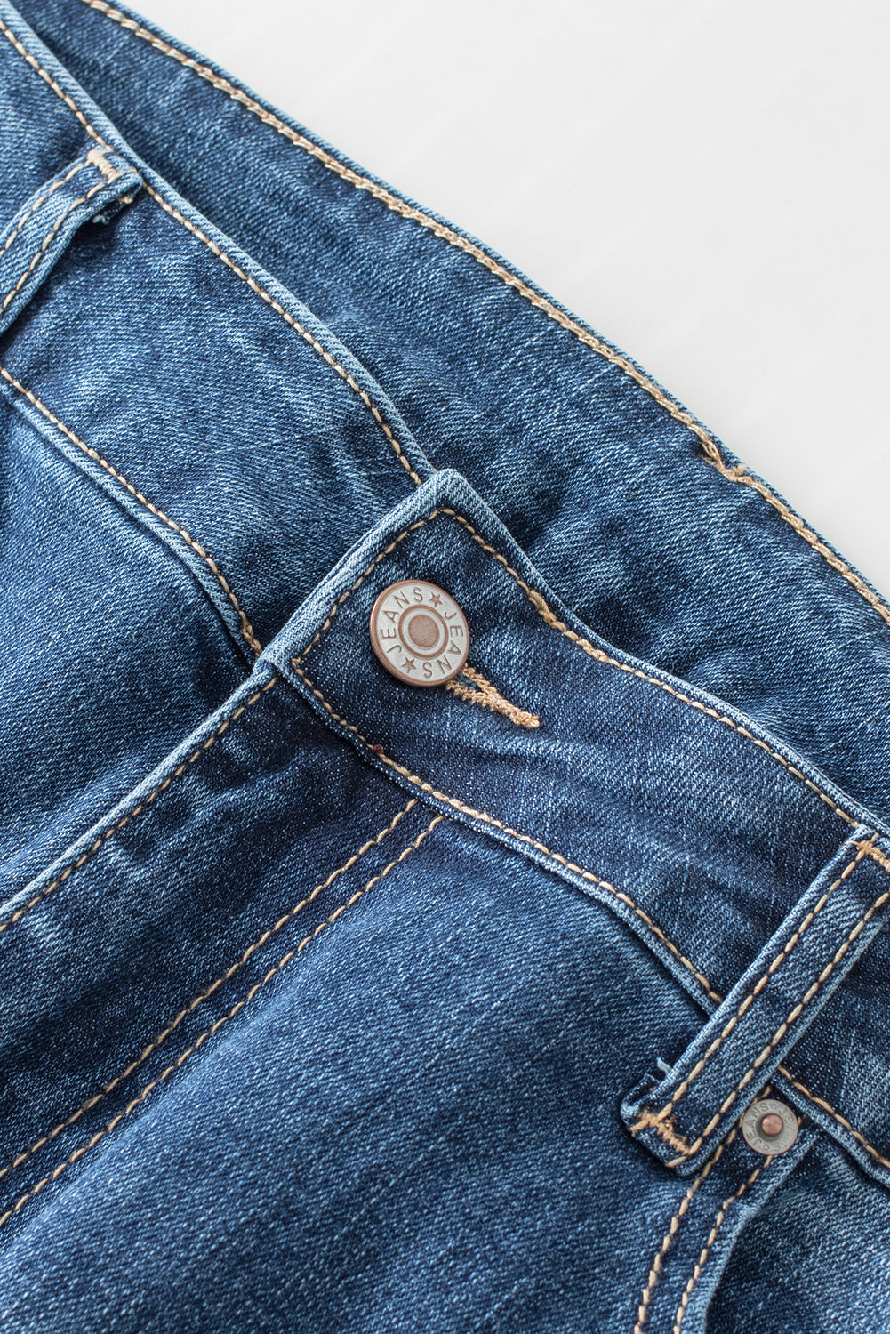 Blue Acid Washed Plus Size Skinny Jeans