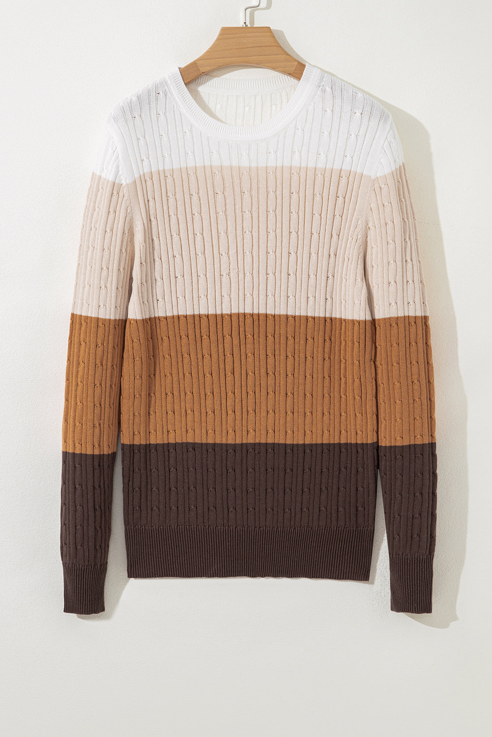 colorblock sweater