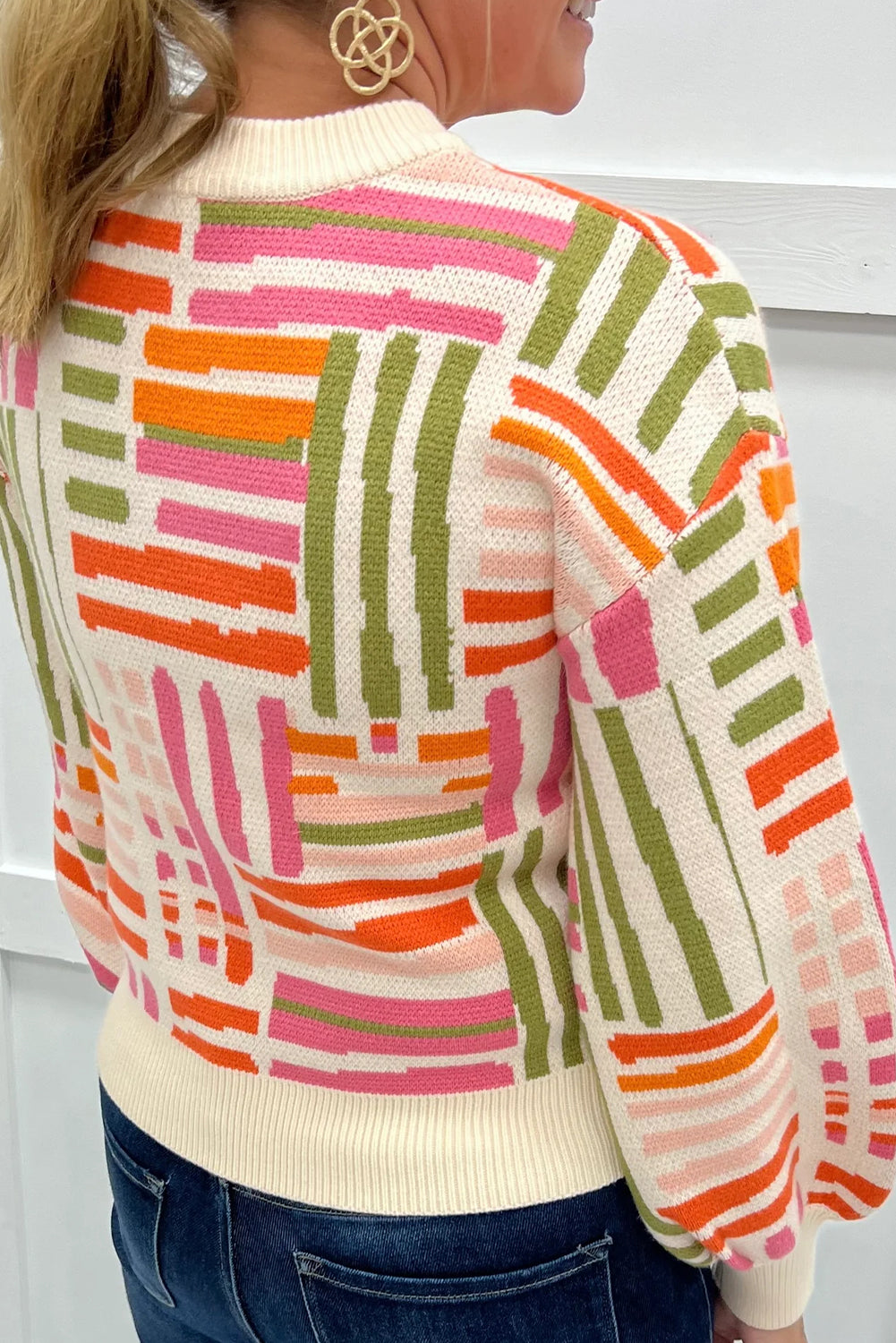 Rose Love Lines Sweater