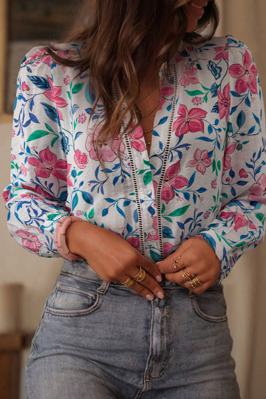 floral print shirt